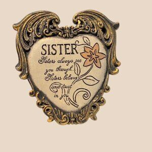 Sister Heart Tabletop Display